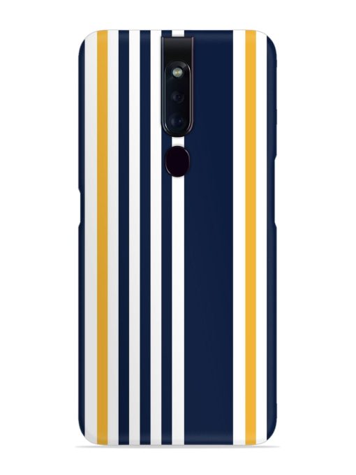 Seamless Stripe Pattern Snap Case for Oppo F11 Pro