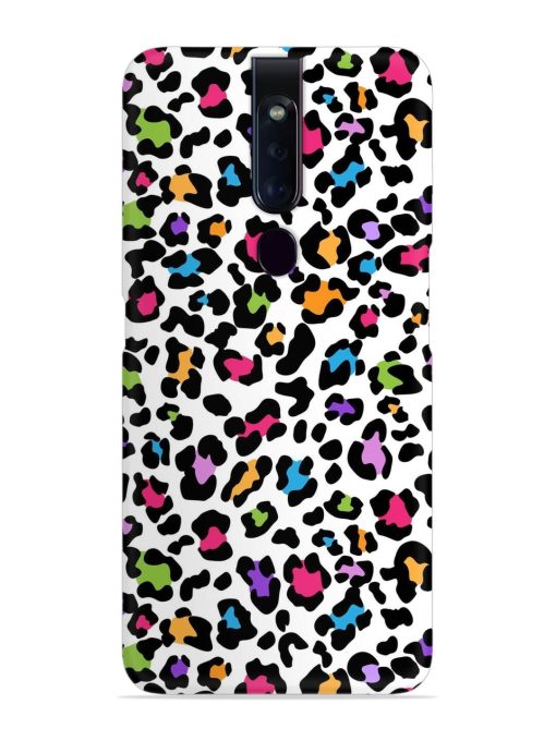 Seamless Leopard Pattern Snap Case for Oppo F11 Pro Zapvi