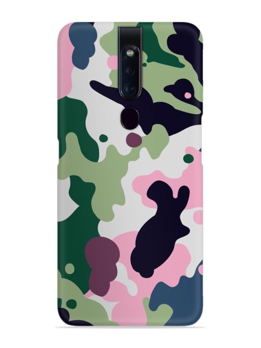 Seamless Funky Camouflage Snap Case for Oppo F11 Pro Zapvi