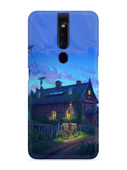 Beautiful Village House Snap Case for Oppo F11 Pro Zapvi