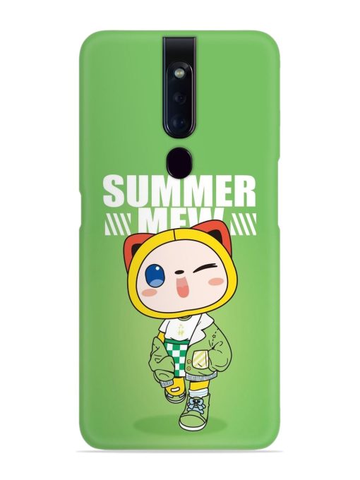 Summer Mew Snap Case for Oppo F11 Pro Zapvi