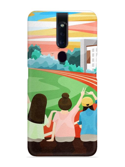 School Playground Snap Case for Oppo F11 Pro