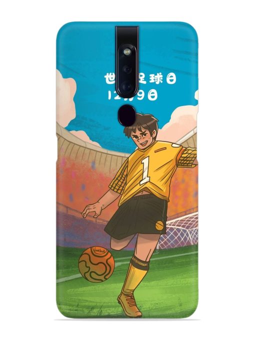 Soccer Kick Snap Case for Oppo F11 Pro