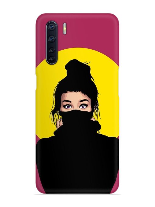 Girly Vector Snap Case for Oppo F15 Zapvi