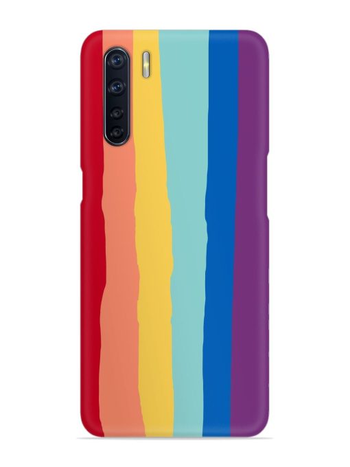 Rainbow Genuine Liquid Snap Case for Oppo F15