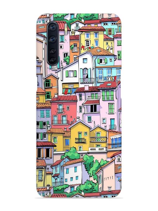 Europe Old Town Snap Case for Oppo F15 Zapvi