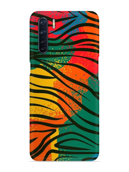 Bright Colorful Snap Case for Oppo F15 Zapvi