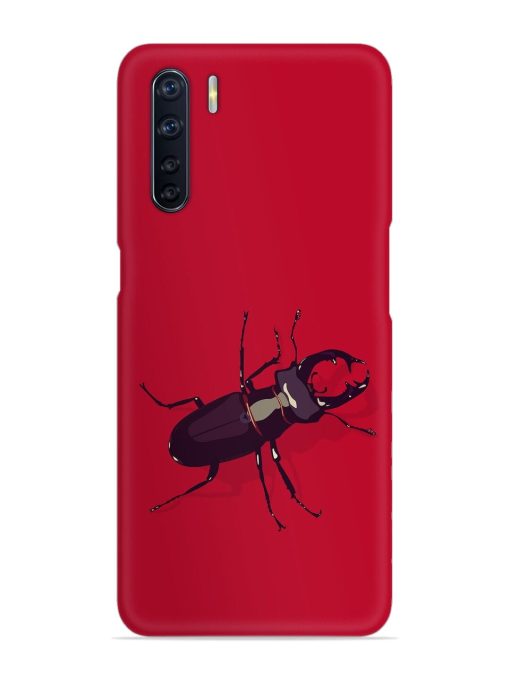 Beetles Snap Case for Oppo F15 Zapvi