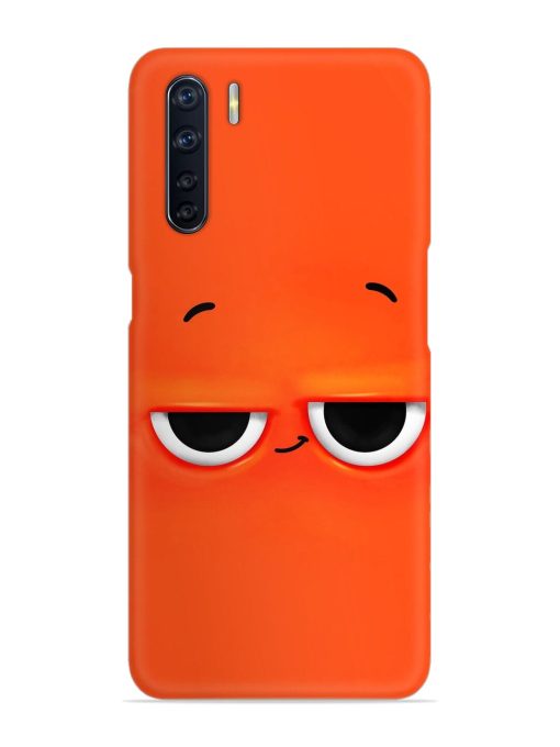 Smiley Face Snap Case for Oppo F15 Zapvi