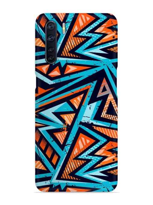 Abstract Seamless Grunge Snap Case for Oppo F15