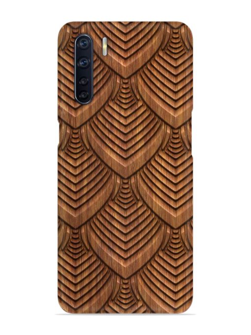 Carved Pattern On Snap Case for Oppo F15 Zapvi