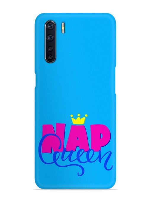 Nap Queen Quote Snap Case for Oppo F15 Zapvi