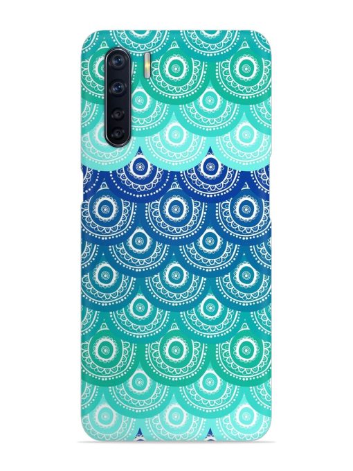 Ethnic Seamless Pattern Snap Case for Oppo F15 Zapvi