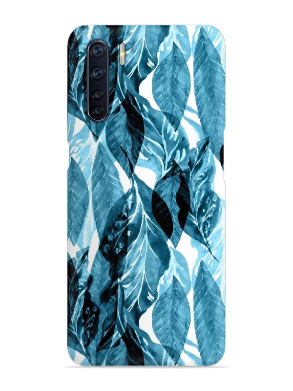 Leaves Pattern Jungle Snap Case for Oppo F15