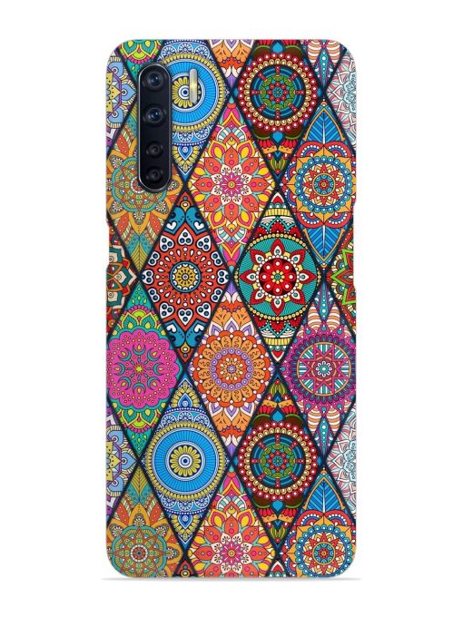 Seamless Tile Pattern Snap Case for Oppo F15 Zapvi