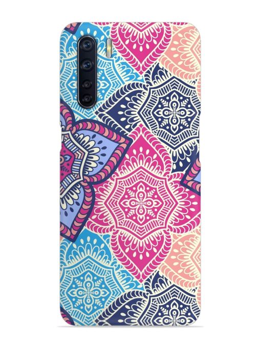 Ethnic Floral Seamless Snap Case for Oppo F15