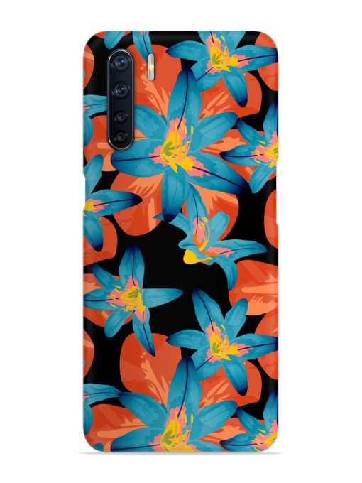 Philippine Flowers Seamless Snap Case for Oppo F15