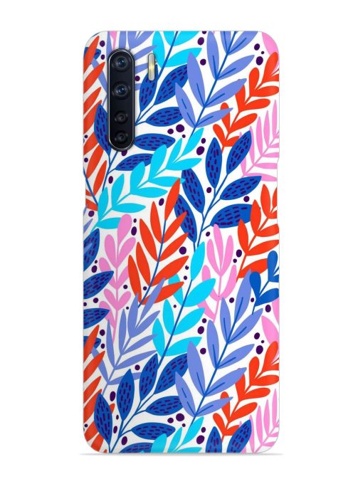 Bright Floral Tropical Snap Case for Oppo F15