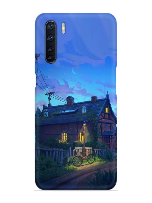 Beautiful Village House Snap Case for Oppo F15 Zapvi