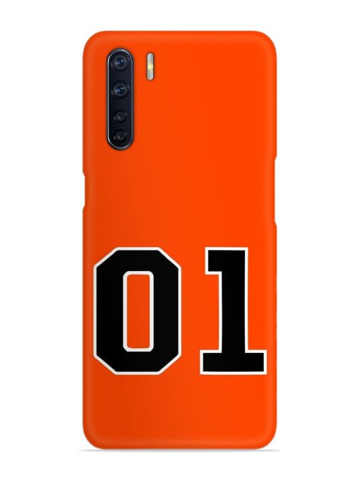 01 Number Snap Case for Oppo F15