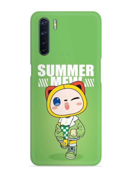 Summer Mew Snap Case for Oppo F15 Zapvi