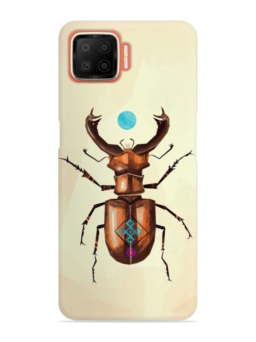 Stag Beetle Vector Snap Case for Oppo F17