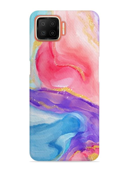 Watercolor Gradient Snap Case for Oppo F17 Zapvi