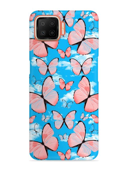 Seamless Pattern Tropical Snap Case for Oppo F17