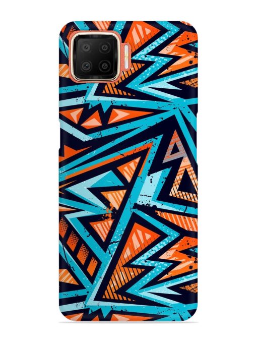 Abstract Seamless Grunge Snap Case for Oppo F17