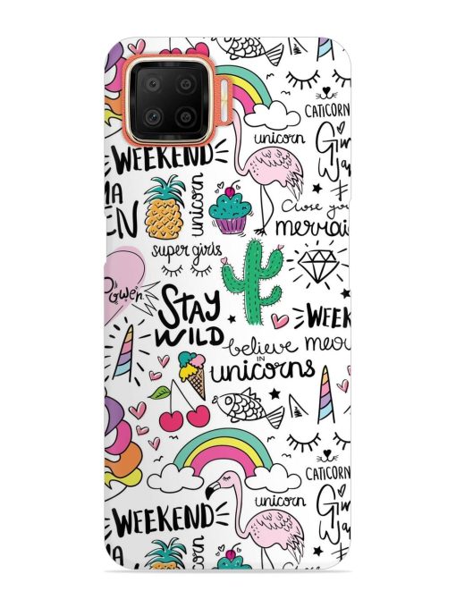 Unicorn Ice Cream Snap Case for Oppo F17