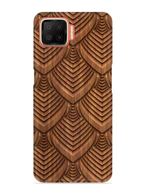 Carved Pattern On Snap Case for Oppo F17 Zapvi