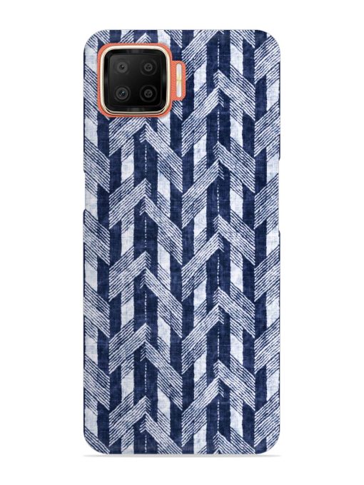 Abstract Herringbone Motif Snap Case for Oppo F17