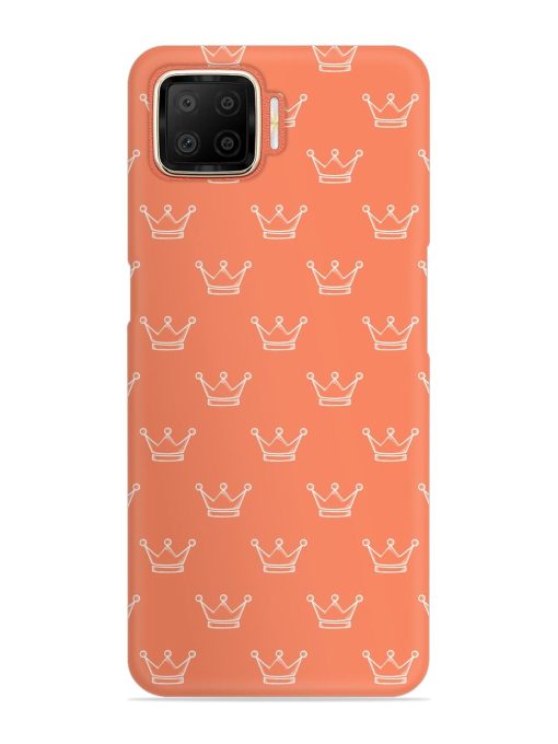 Hand Drawn Crown Snap Case for Oppo F17