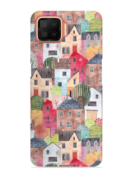 Abstract Seamless Pattern Snap Case for Oppo F17 Zapvi