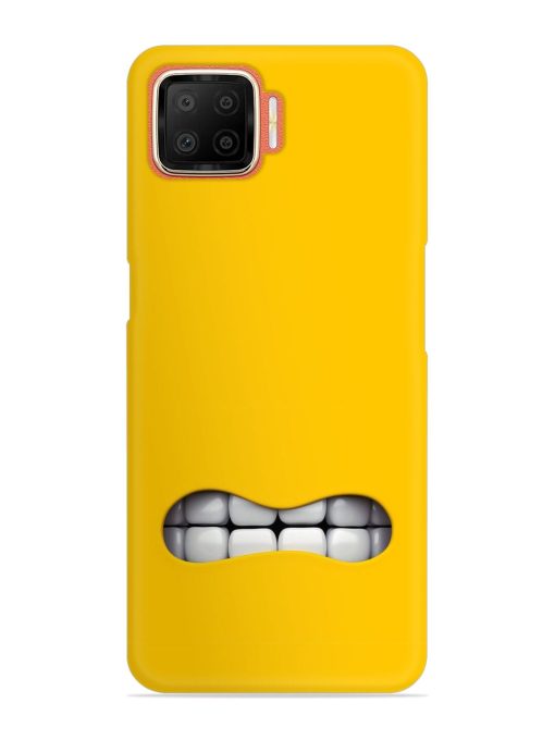 Mouth Character On Snap Case for Oppo F17 Zapvi