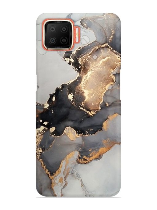 Luxury Abstract Fluid Snap Case for Oppo F17 Zapvi