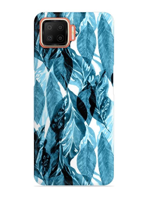 Leaves Pattern Jungle Snap Case for Oppo F17 Zapvi