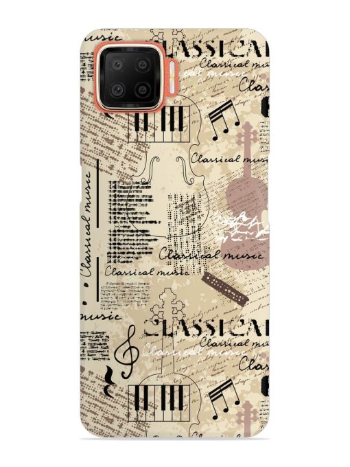 Classical Music Lpattern Snap Case for Oppo F17 Zapvi