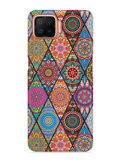 Seamless Tile Pattern Snap Case for Oppo F17 Zapvi