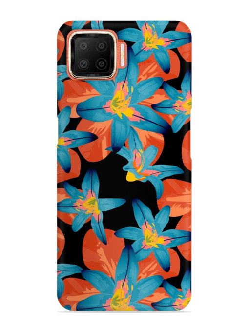 Philippine Flowers Seamless Snap Case for Oppo F17 Zapvi