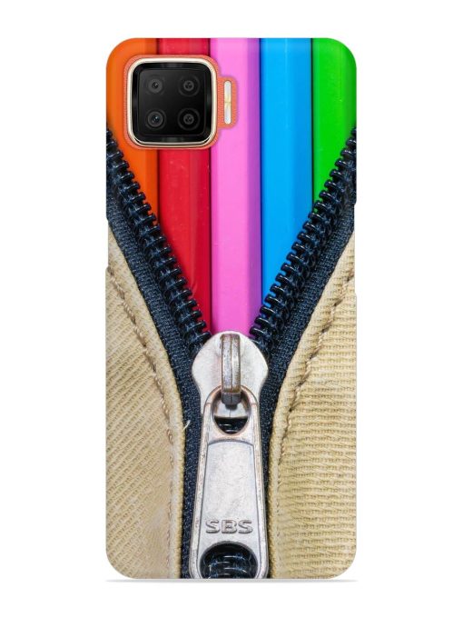 Zip In Color Snap Case for Oppo F17 Zapvi