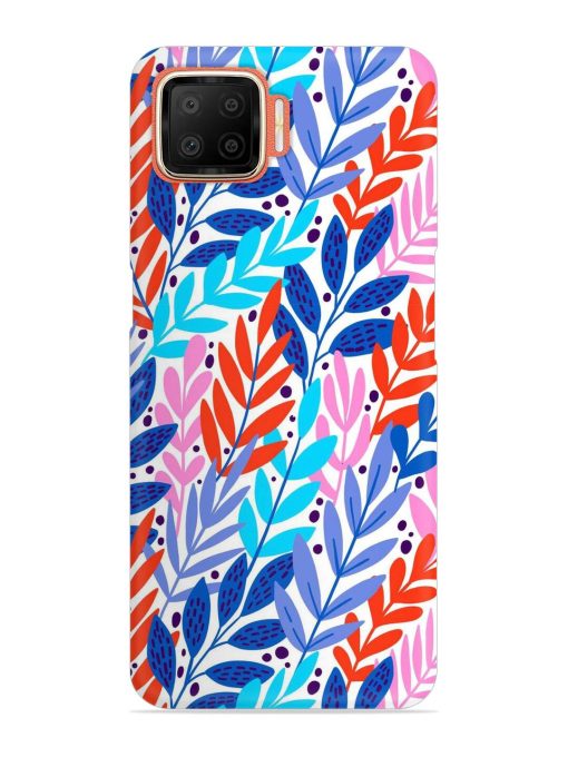 Bright Floral Tropical Snap Case for Oppo F17 Zapvi