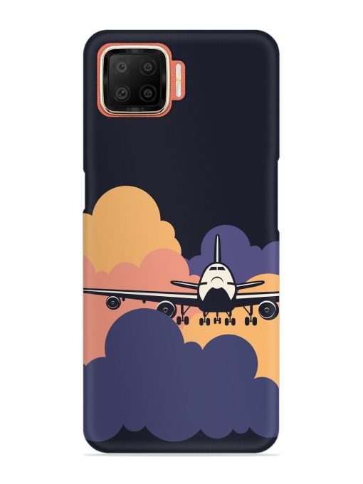 Aeroplane vector Snap Case for Oppo F17 Zapvi