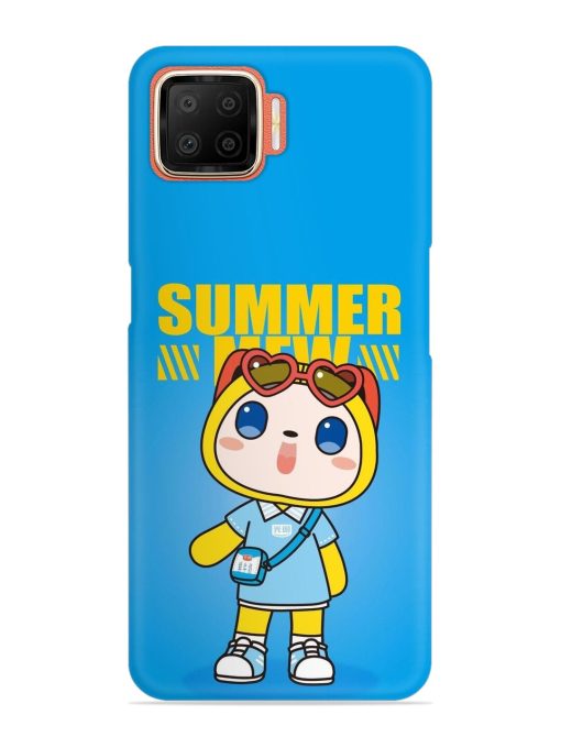 Summer Mew Cartoon Snap Case for Oppo F17