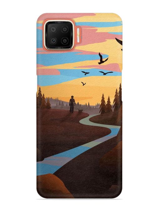 Natural Landscape Art Snap Case for Oppo F17