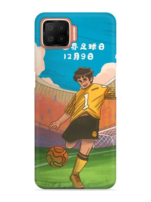 Soccer Kick Snap Case for Oppo F17 Zapvi