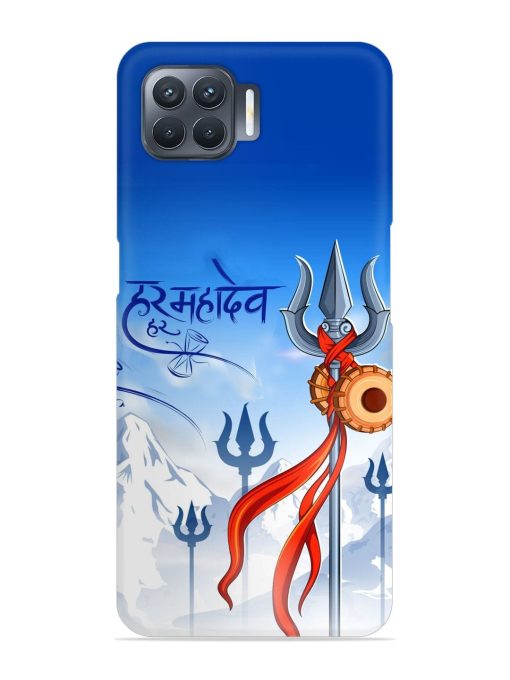 Har Har Mahadev Trishul Snap Case for Oppo F17 Pro