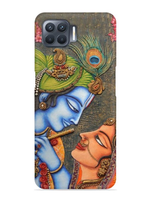 Lord Radha Krishna Flute Art Snap Case for Oppo F17 Pro Zapvi