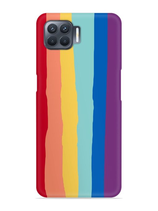 Rainbow Genuine Liquid Snap Case for Oppo F17 Pro