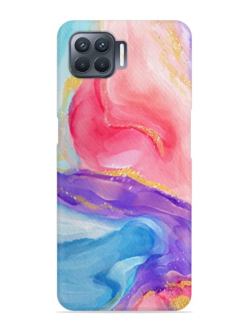 Watercolor Gradient Snap Case for Oppo F17 Pro